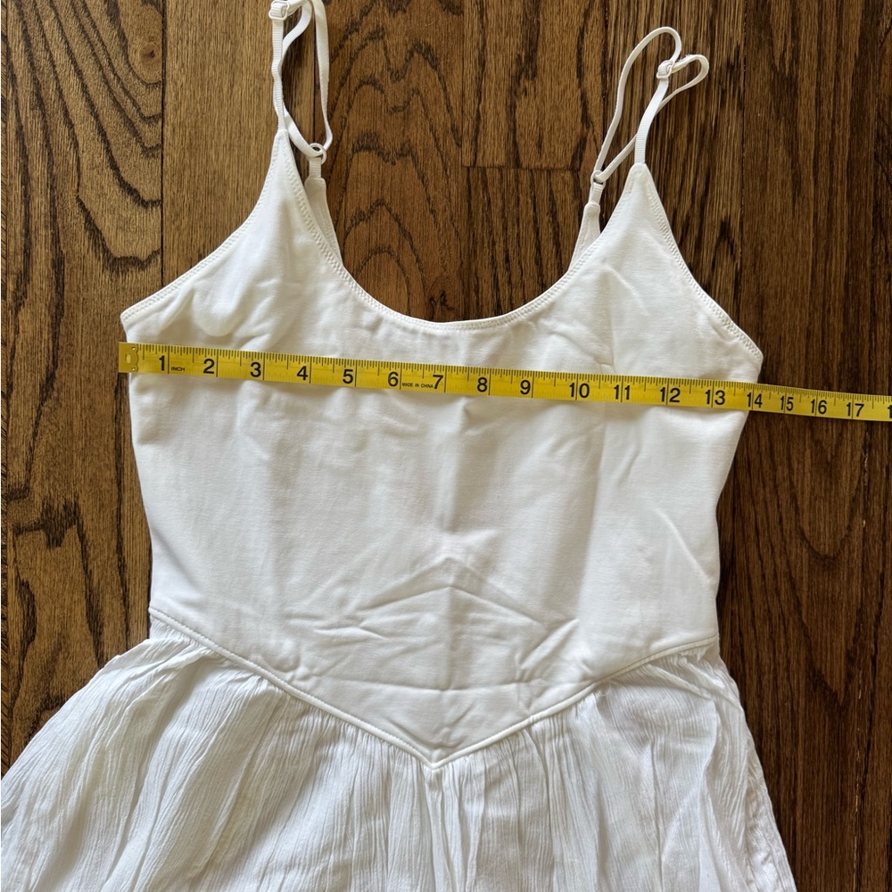 Aerie at the barre drop waist midi dress small sleeveless fit and flare babydoll - Picture 7 of 10